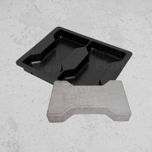 Forma Plástica Paver Ossinho 4 cm Dupla